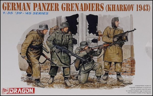 1/35 Alman Bombacılar (Kharkov 1943) Asker Figür Maketi, Dragon 6059