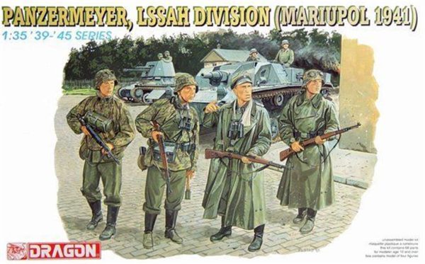 1/35 ''Panzer'' Meyer LSSAH Tümeni Asker Figür Maket Seti Mariupol 1941, Dragon 6116