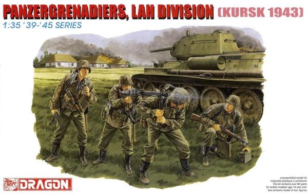 1/35 Panzergrenadiers LAH Tümeni (Kursk 1943) Asker Figür Maketi, Dragon 6159