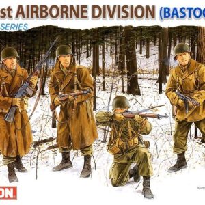 1/35 ABD 101.Hava İndirme Tümeni (Bastogne 1944) Asker Figür Maketi, Dragon 6163
