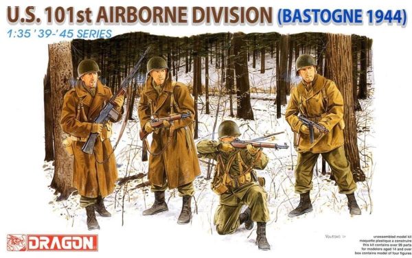 1/35 ABD 101.Hava İndirme Tümeni (Bastogne 1944) Asker Figür Maketi, Dragon 6163