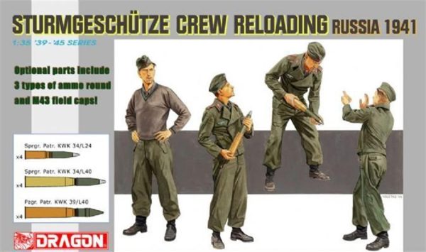 1/35 Sturmgeschütze Mürettebatı (Rusya 1941) Asker Figür Maketi, Dragon 6192