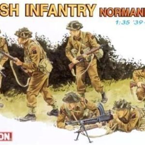 1/35 İngiliz Piyade (Normandiya 1944) Asker Figür Maketi, Dragon 6212