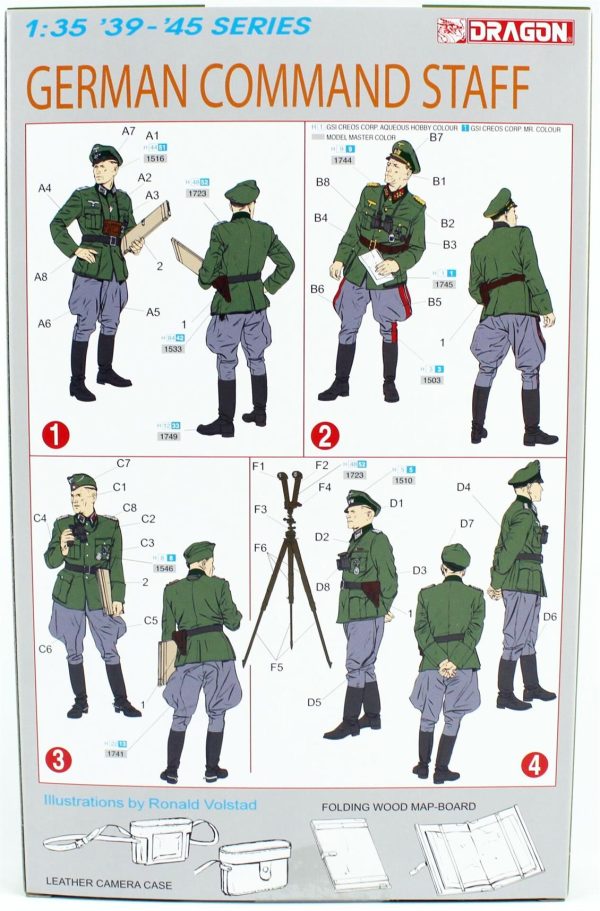 1/35 Alman Komutan Figür (1939-45) Maketi, Dragon 6213 - Görsel 3
