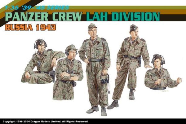 1/35 Tank Mürettebatı LAH Bölüğü (Rusya 1943) Asker Figür Maketi, Dragon 6214