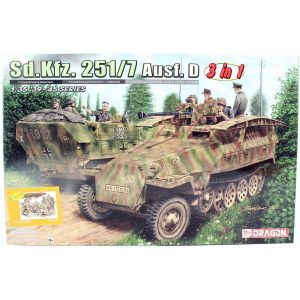1/35 Sd.Kfz. 251/7 Ausf. D (3 in 1) Personel Taşıyıcı Maketi, Dragon 6223
