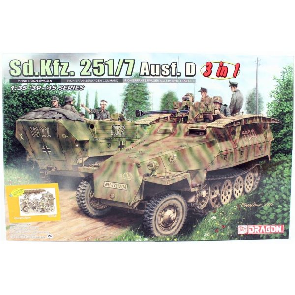 1/35 Sd.Kfz. 251/7 Ausf. D (3 in 1) Personel Taşıyıcı Maketi, Dragon 6223