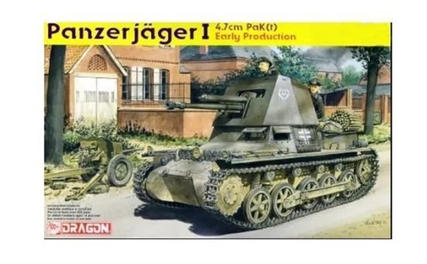 1/35 Panzerjager-I 4.7cm PaK(t) Tanksavar Aracı Maketi, Dragon 6258