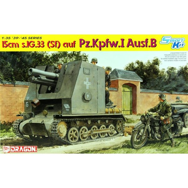 1/35 15cm s.IG.33 (Sf) Auf Pz.Kpfw.I Ausf.B Obüs Topu Maketi, Dragon 6259