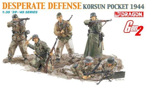 1/35 Umutsuz Savunma (Korsun Pocket 1944) Asker Figür Maketi, Dragon 6273