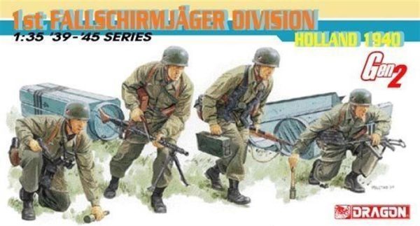 1/35 1. Paraşüt Tümeni (Hollanda 1940) Asker Figür Maketi, Dragon 6276