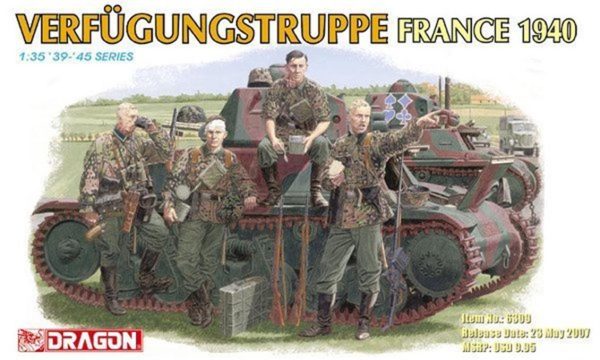 1/35 Verfügungstruppe (Fransa 1940) Asker Figür Maketi, Dragon 6309