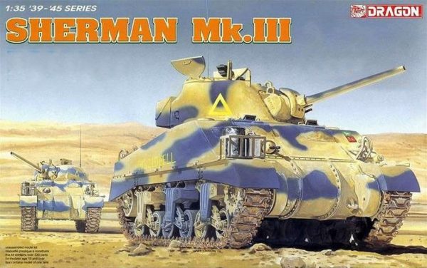 1/35 Sherman Mk.III Tank Maketi, Dragon 6313