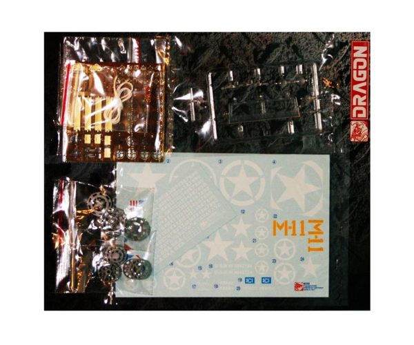 1/35 M3A1 Yarı Paletli Hafif Zırhlı Araç Maketi, Dragon 6332 - Görsel 8