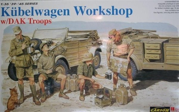 1/35 Kübelwagen Workshop Personel Taşıyıcı Maketi, Dragon 6338