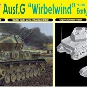 1/35 Flakpanzer IV Ausf.G Uçaksavar Aracı (Wirbelwind) Maketi, Dragon 6342