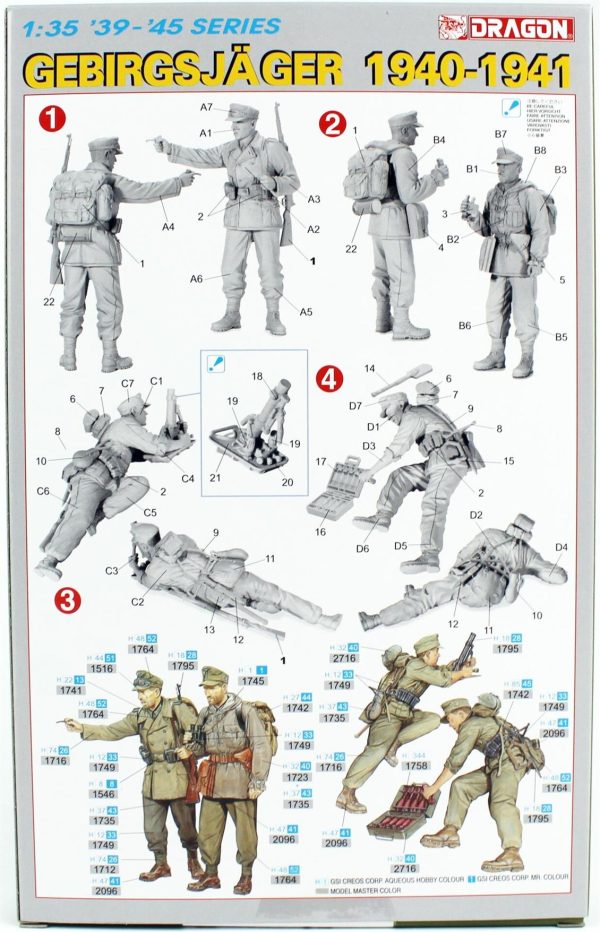 1/35 Dağ Komandoları 1940/41 Maketi, Dragon 6345 - Görsel 3