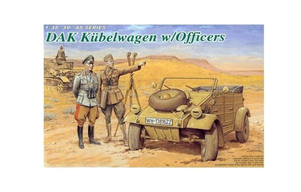1/35 DAK Kübelwagen Personel Taşıyıcı Araç Maketi, Dragon 6364