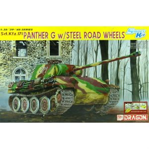 1/35 Sd.Kfz.171 Panther G Tank Maketi w/Steel Road Wheels, Dragon 6370