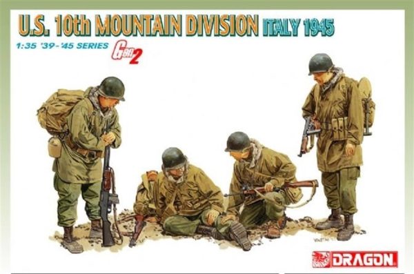 1/35 ABD 10.Dağ Tümeni (İtalya 1945) Asker Figür Maketi, Dragon 6377