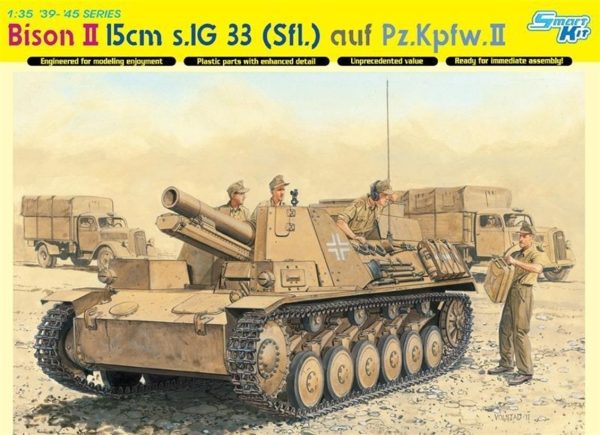 1/35 Bison II 15cm s.IG.33 (Sfl.) Auf Pz.Kpfw Obüs Topu Maketi, Dragon 6440