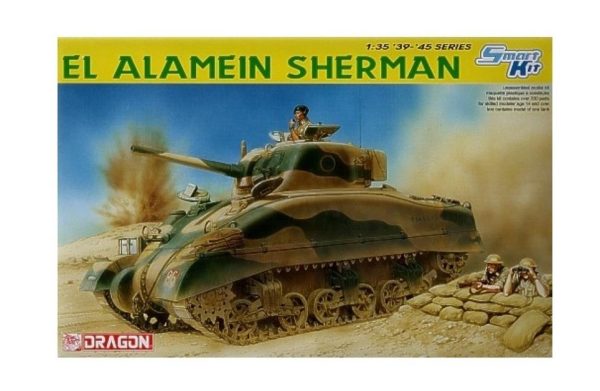 1/35 El Alamein Sherman Tank Maketi, Dragon 6447
