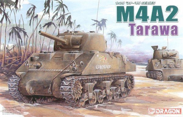 1/35 M4A2 Late PTO (Tarawa) Tankı Maketi, Dragon 6462