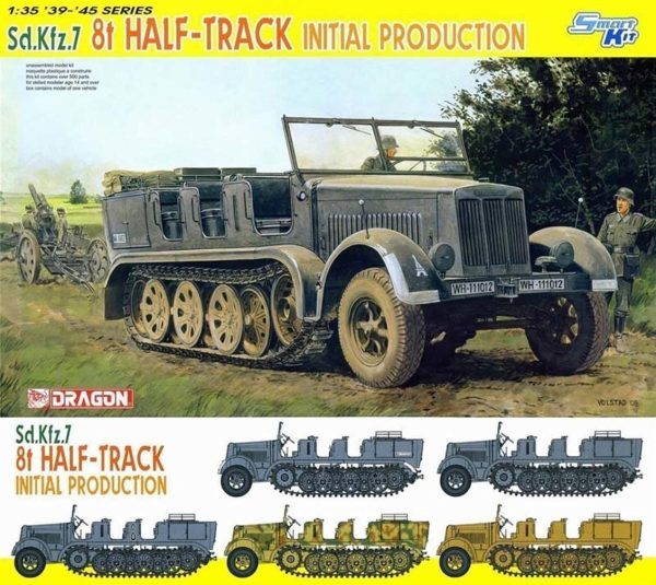1/35 Sd.Kfz.7 8T Yarı Paletli Kamyon Maketi, Dragon 6466