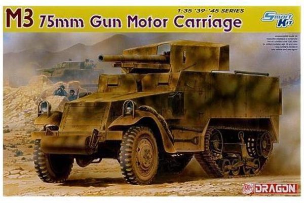 1/35 M3 75mm Motorlu Obüs Aracı Maketi, Dragon 6467