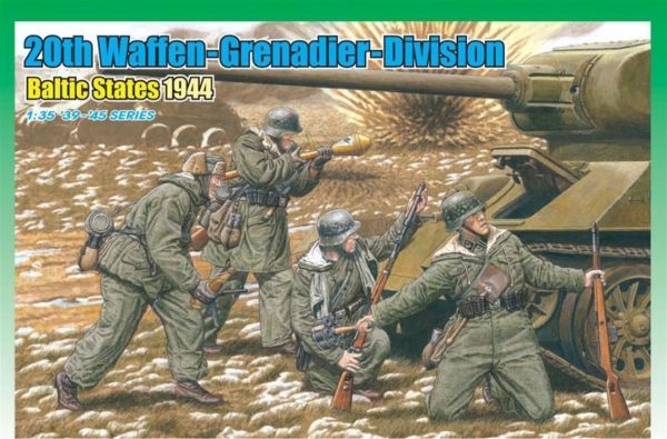 1/35 20.Waffen SS (Baltık Devletleri 1944) Asker Figür Maketi, Dragon 6477