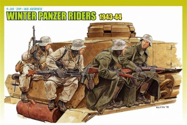 1/35 Kış Tank Binicileri Asker Figür Maket Seti 1943-44, Dragon 6513