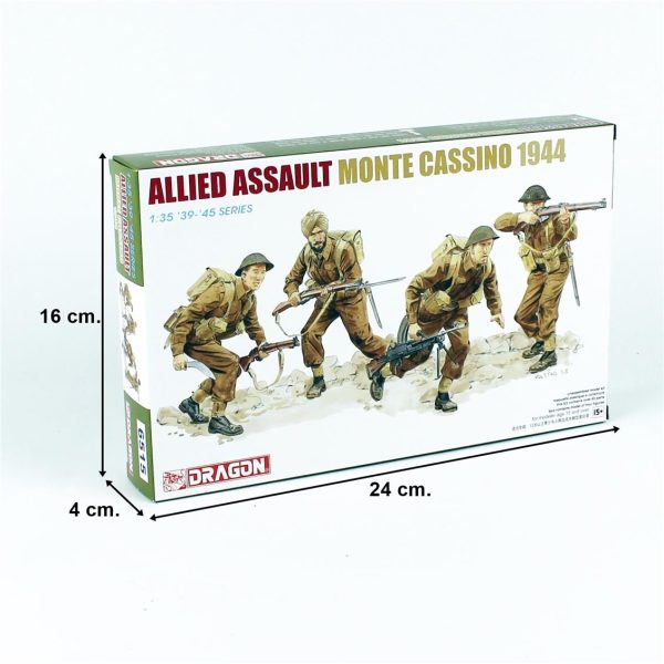 1/35 Monte Cassino Müttefik Taarruzu Figür Maketi, Dragon 6515 - Görsel 5