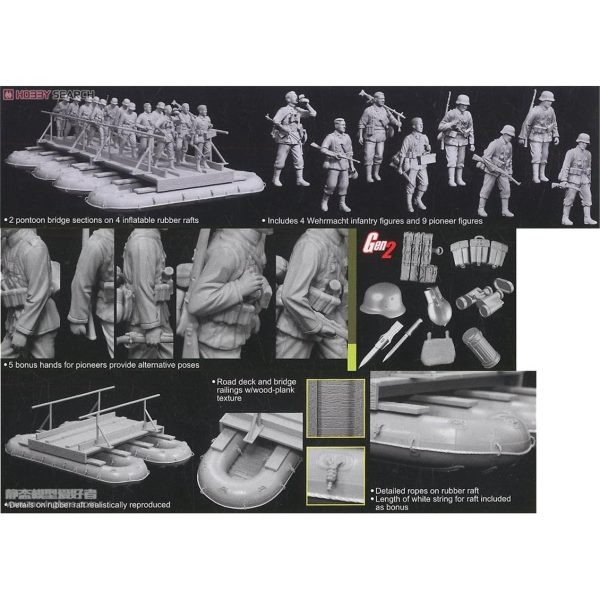 1/35 Alman Duba Seti ve Figür Maketi, Dragon 6532 - Görsel 2