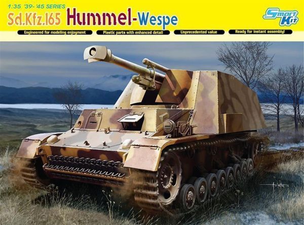 1/35 Sd.Kfz.165 Hummel-Wespe Obüs Topu Maketi, Dragon 6535