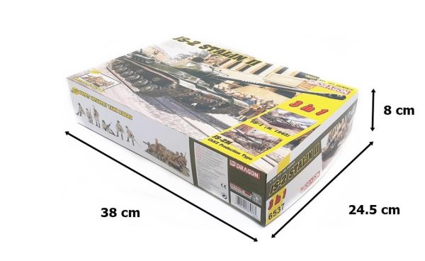 1/35 Js-2 Stalin II (3 in 1) ve Sovyet Tank Sürücüleri Maketi, Dragon 6537 - Görsel 5