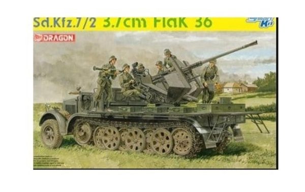 1/35 Sd.Kfz.7/2 3.7cm FlaK 36 Uçaksavar Kamyonu Maketi, Dragon 6541