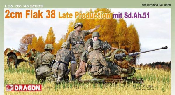 1/35 2cm Flak 38 Uçaksavar Topu Maketi, Dragon 6546