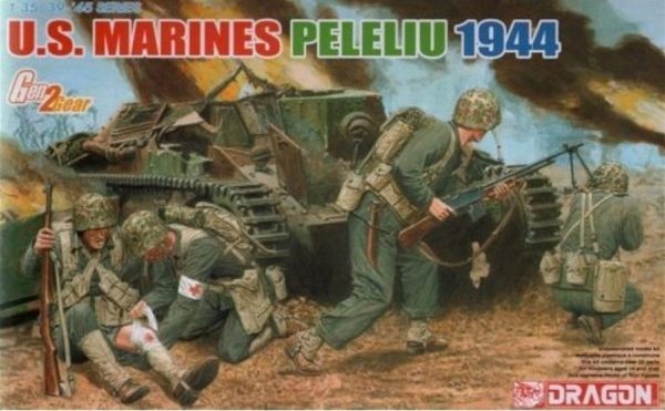 1/35 ABD Deniz Piyadeleri (Peleliu 1944) Asker Figür Maketi, Dragon 6554