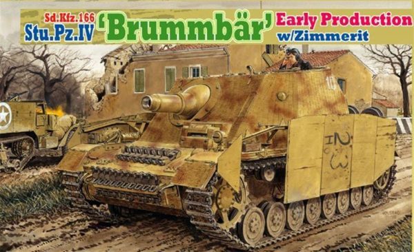1/35 Sd.Kfz.166 Stu.Pz.IV (Brummbar) Obüs Topu Maketi, Dragon 6596