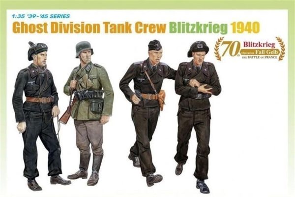 1/35 Hayalet Tümen (Blitzkrieg 1940) Tankçı Asker Figür Maketi, Dragon 6654