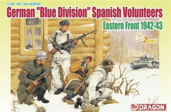 1/35 Mavi Birlik İspanyol (Doğu Cephesi 1942-43) Asker Figür Maketi, Dragon 6674