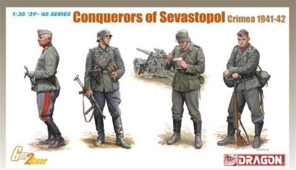 1/35 Sivastopol Fatihleri Asker Figür Maket Seti Kırım 1941-42, Dragon 6702