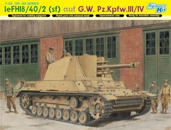 1/35 leFH18/40/2 (sf) auf G.W. Kpfw.III/IV Obüs Maketi, Dragon 6710
