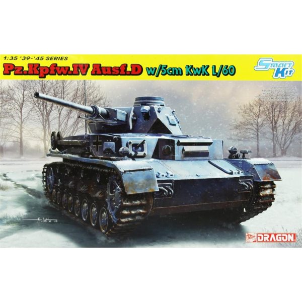 1/35 Pz.Kpfw.IV Ausf.D Tank (with/5cm L/60) Maketi, Dragon 6736