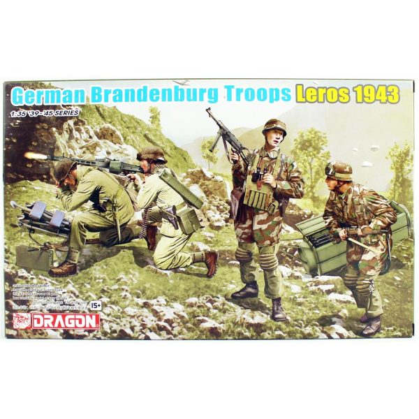 1/35 Alman Branderburg Birlikleri (Leros 1943) Asker Figür Maketi, Dragon 6743