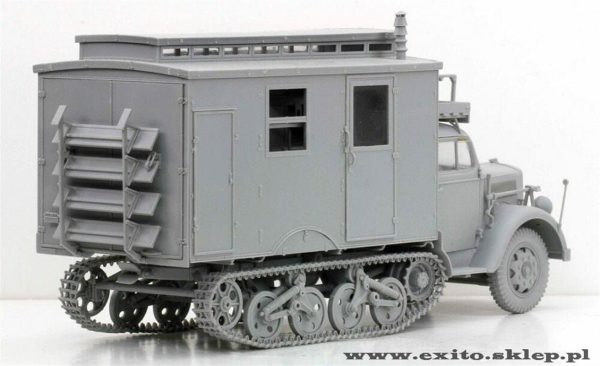 1/35 Sd.Kfz.3 Yarı Paletli Ambülans Maketi, Dragon 6766 - Görsel 4