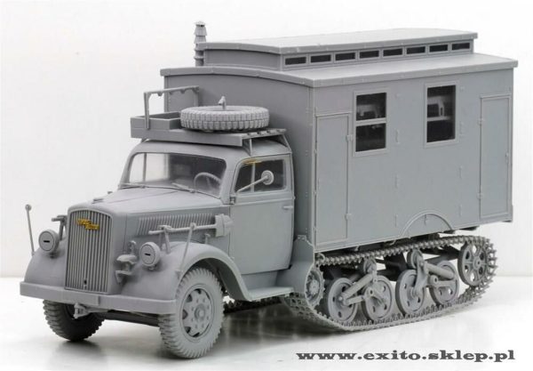 1/35 Sd.Kfz.3 Yarı Paletli Ambülans Maketi, Dragon 6766 - Görsel 3