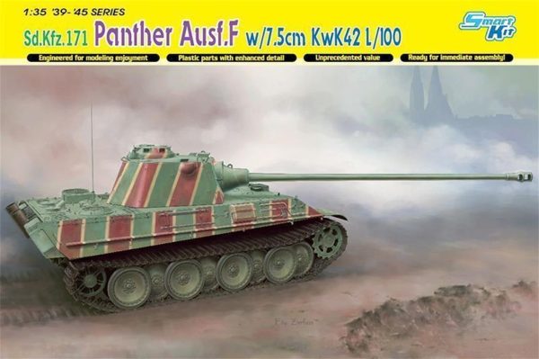 1/35 Panther F (with/7.5cm KwK 42 L/100) Tankı Maketi, Dragon 6799