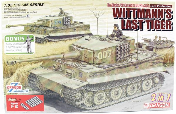 1/35 Tiger 1 Geç Dönem Wittmann'ın Son Tankı Maketi, Dragon 6800