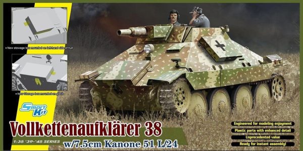 1/35 Vollkettenaufklaerer 38 Tank Avcısı Maketi, Dragon 6815